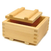 日本製　　箱寿し型（さわら）6号木製寿司型