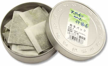 【丸中製茶】アウトレット煎茶パック2g×20p缶入【伊勢茶】返品交換不可（煎茶/伊勢茶/ティーパック/ティーバッグ/パック/お茶/楽天/通販/水出し）