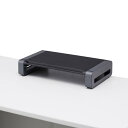 SANWA SUPPLY(サンワサプライ) モニタスタンド(黒) MR-LC801BKディスプレイ置き ディスプレイ ラック 液晶モニター台 机上ラック キーボード収納モニタ台 キーボード収納モニタスタンド キーボードpc モニタ スタンド 机上 W487×D278mm ブラック 人気 便利グッズ