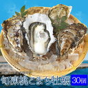桃こまち牡蠣30個入 冷凍殻付き牡蠣 三重県鳥羽産 加熱用(発泡箱入・牡蠣ナイフ・片手用軍手付き)海鮮バーベキューセット