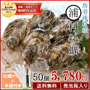 浦村牡蠣50個 殻付き牡蠣 (牡蠣ナイフ・片手用軍手付き)発...