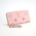 【中古】【辛口評価】【Nランク】LOUIS VUITTON ルイヴィトン モノグラム アンプラント ジッピーウォレット ラウンドファスナー 長財布 M80403 ブロンドローズ