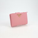 【中古】【Sランク】PRADA プラダ 二つ折り財布 1ML018_ZLP_F0FZ3 ペールピンク ピンク
