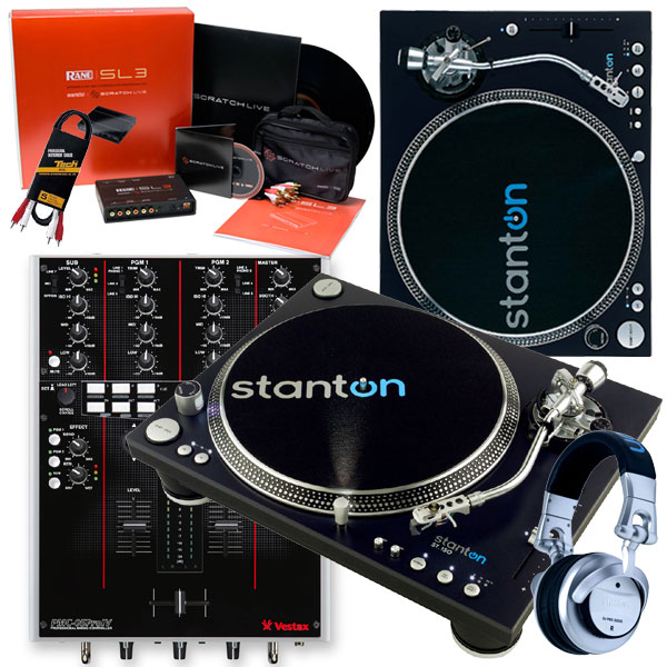 stanton スタントン / ST.150 + PCM-05 Pro4 BLK + SL3 DJセット【3大特典つき】 【送料無料】【池袋店】