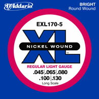 【渋谷店】D'Addario / EXL170-5 Regular Light 45-130 Long Scale 5strings 【大特価】