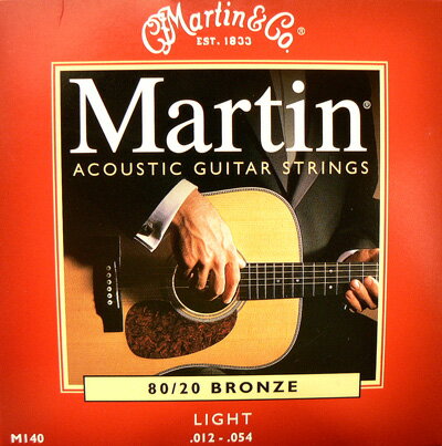 Martin / M-140 Light 80/20Bronze for Acoustic【神戸三宮店】【RCPsuper1206】【RCPmara1207】