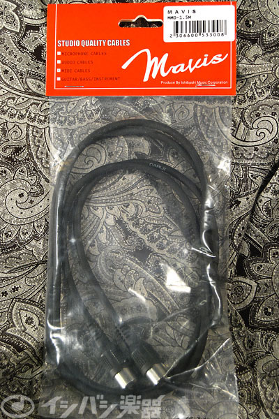 Mavis / MIDI Cable MMD-1.5m Black 【横浜店】