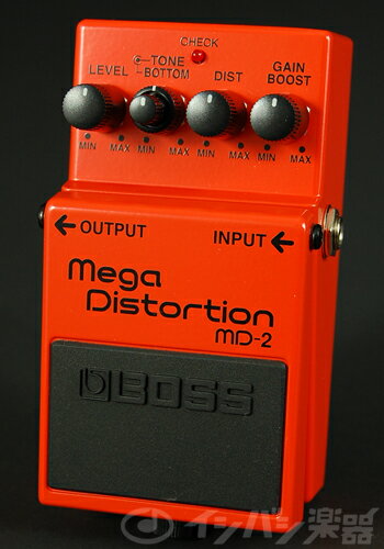 【新品】BOSS / MD-2 Mega Distortion ボス ディストーション《パッチケーブルプレゼント！/+811065100》★★【ポイント5倍！】8月17日(金)9:59まで！