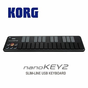 KORG / nano KEY2 SLIM-LINE USB (25鍵)キーボード ブラック【yrk】