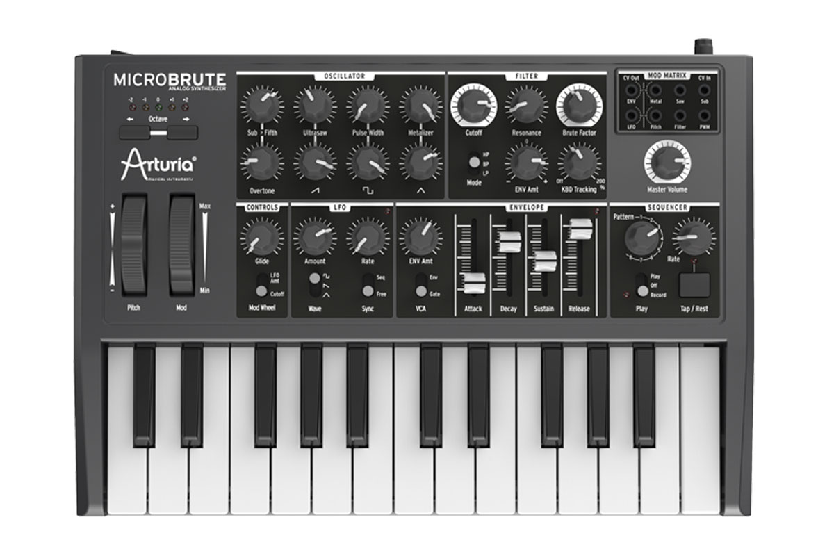 【ポイント5倍】Arturia アートリア / MICROBRUTE アナログシンセサイザー【送料無料】 【ポイント5倍】Arturia アートリア / MICROBRUTE アナログシンセサイザー【送料無料】