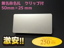 名札 ネームプレート 無名称 50mm×25mm アクリル白パール クリップ付 会社 学校 オフィス