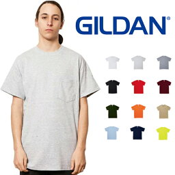 ギルダン GILDAN ポケット Tシャツ メンズ カラー S〜XLサイズ #2300 Ultra Cotton 6.0 oz Short Sleeve Pocket T-Shirt