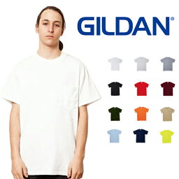 ギルダン GILDAN ポケット Tシャツ メンズ 白 S〜XLサイズ #2300 Ultra Cotton 6.0 oz Short Sleeve Pocket T-Shirt