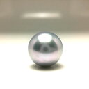 真珠 ネクタイピン パール アコヤ真珠 9.0-9.5mm ホワイトシルバーブルー Pt900 プラチナ 針 67220 イソワパール