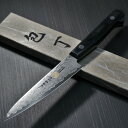 ペティナイフ 120mm 包丁 33層ニッケルダマスカス V金10号 コバルト合金 ステンレス 4寸 ミルフィーユ SETOカトラリー 鋭い切れ味永続き! G-1