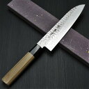包丁 和三徳 180mm 45層ダマスカス ステン