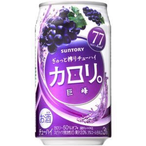 [サントリー]　カロリ。〈巨峰〉　350ml　24本　(1ケース)