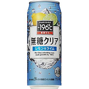 [サントリー]　-196℃無糖クリア 〈レモン＆ライム〉　500ml　24本　(1ケース)