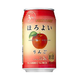 [サントリー]　ほろよい〈りんご〉　350ml　24本　(1ケース)