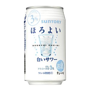 [サントリー]　ほろよい〈白いサワー〉　350ml　24本　(1ケース)