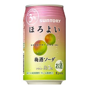 [サントリー]　ほろよい〈梅酒ソーダ〉　350ml　24本　(1ケース)
