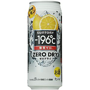 [サントリー]　-196℃ ゼロドライ〈凍結レモン〉　500ml　24本　(1ケース)