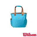 《送料無料》2019年4月発売 WILSON テニスバッグ W BEAR TOTE 11POCKETS PEACOCK WR