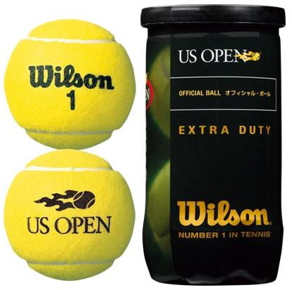 《送料無料》【ウィルソン】テニスボール USオープン・エクストラ・デューティー 1ケース(36缶=72球入り) WRT1000J《送料無料》
