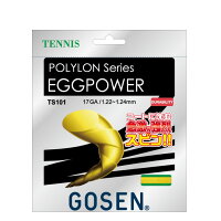 《簡易配送可》GOSEN　ポリロン　エッグパワー　17　TS101　ゴーセン　硬式テニスストリングの画像