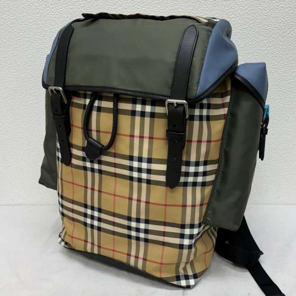 BURBERRY <strong>バーバリー</strong> <strong>リュック</strong>サック、デイバッグ <strong>リュック</strong>サック、デイパック Backpack, Knapsack, Day Pack 8005407 ミディアム バックパック ナイロン ビンテージチェック ミックス【USED】【古着】【中古】10108733