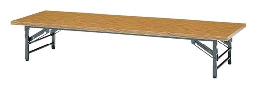 K-2 長方形：幅180×奥行60×高さ33cm 折りたたみテーブル 座卓 塗装 スチール…...:isu-sankei:10000860