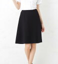 ウエストらくらく!ノンストレスフレアスカート/事務服・企業制服・オフィスユニフォーム・リクルートスーツ・通勤・入学式・卒業式にもおすすめ! ひざ丈