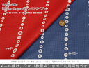 YUWA≪有輪≫小関鈴子さんデザイン『Button Stripe≪ボタンストライプ≫』コットン100%シーチングプリント≪チンツ加工≫素材:コットン100% 生地幅:約108cm釦/綿/生地/ウェアー/小物/インテリア/ハンドメイド/手づくり/