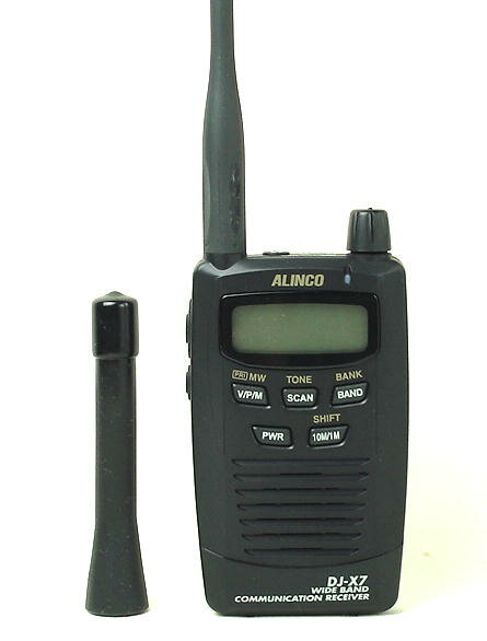 広帯域受信機(マルチバンドレシーバー・ワイドバンドレシーバー)/アルインコ/DJ-X7/マルチバンドレシーバーアルインコ 広帯域ハンディレシーバーDJ-X7消防無線・エアバンド無線カードサイズの超小型
