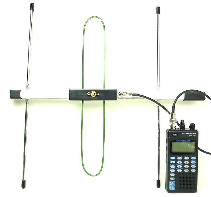 お得！盗聴器発見の最適セット HR-500+RT-773S　　　マルチバンドレシーバーHR-500と手持ちタイプ指向性アンテナの盗聴器探査の最適セット