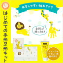 【メール便OK】はじめての手形足形キット(カンガルー) イエローインク EDH-722-593 ホールマーク 生まれたとき ハーフバースデー ファーストバースデー 赤ちゃん 子供 誕生日 男の子 女の子 プレゼント ギフト