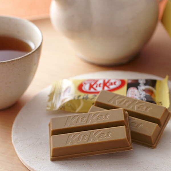 ほうじ茶キットカット12枚入§ネスレ「Kit Kat」とのコラボ作厳選された宇治ほうじ茶を練りこんだほうじ茶味です。伊藤久右衛門