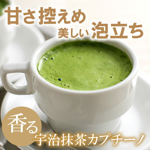 宇治抹茶カプチーノ20本入≪お徳用≫§★(お取り寄せ/お菓子/ギフト/抹茶菓子/手土産)