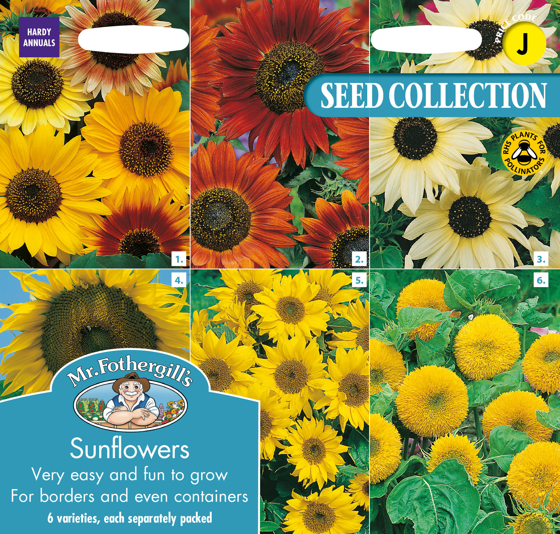 Mr.Fothergill's SeedsSeed Collection Sunflowersシード・コレクションズ・サンフラワーズ（ひまわり）の種