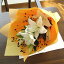 ユリと吾亦紅のシンプル秋花束
