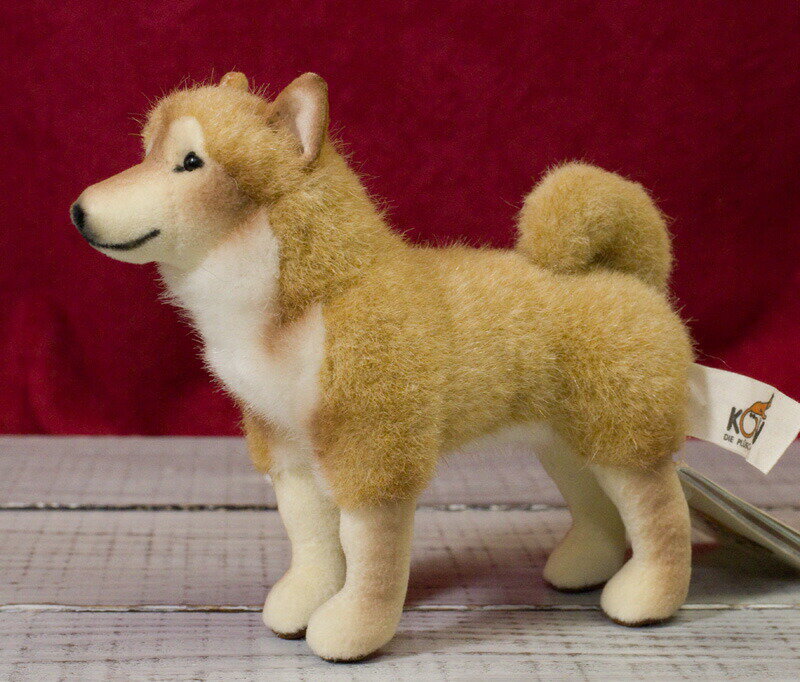 ミニチュア 柴犬　KOSEN（ケーセン社）　13cm　Mini Shiba Inu//ぬいぐるみ　犬　　いぬ　プレゼント/リアル/動物/ギフト/子供/女の子/男の子/大人/クリスマス