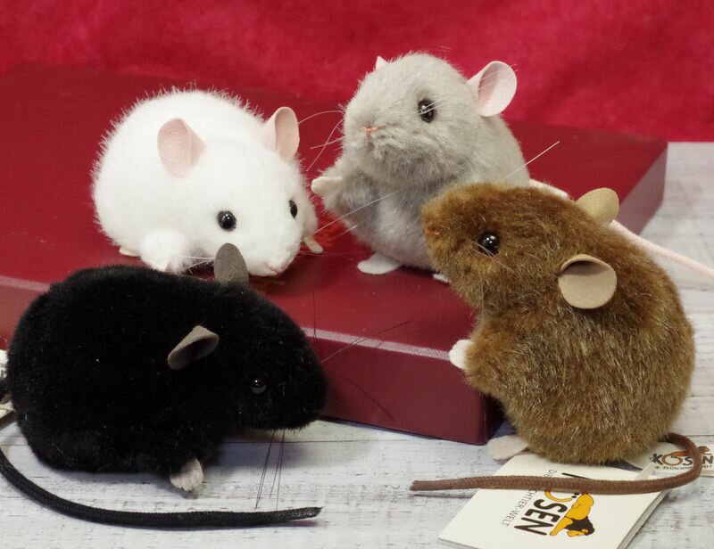 ねずみ(マウス）　11cm　　ネズミのぬいぐるみ...:ivyroom:10002259