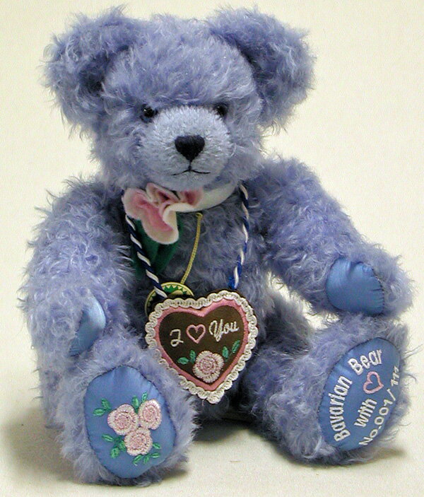 【お取り寄せ】Bavarian Bear with Heart ■緑ハーマン社　限定テディベア
