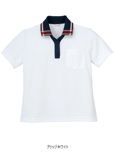 レディースポロシャツ-元気なカラーのタイプ（4L)老人介護施設けユニフォーム
