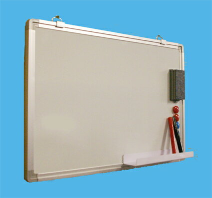 国産JFEホワイトボード　壁掛用 　無地　W450×H300 (TS-3W)マ-カーセット付