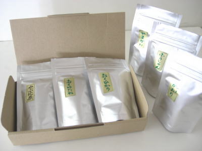 有機栽培茶『品種茶セット』＜6種類の品種茶をお試し下さい＞送料無料のお試しセットです！送料無料のお試しセットです！