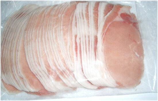 冷凍　豚ロース　薄切りスライス500g