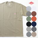 DANTON/ダントン クルーネック ポケットTシャツ JD-9041