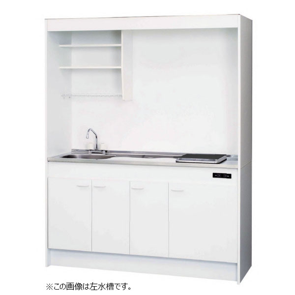 【法人限定】ライフ住器 ミニキッチン MNシリーズ フルタイプ 1口ガスコンロ 間口105cm (2種類)