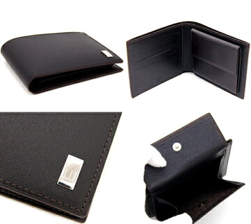 【dunhill】ダンヒルサイドカー小銭入れ付メンズ用二つ折り財布FP3070E【送料無料】【05P10Jan15】